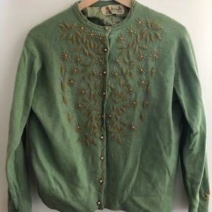 Pringle of Scotland cashmere beaded cardigan